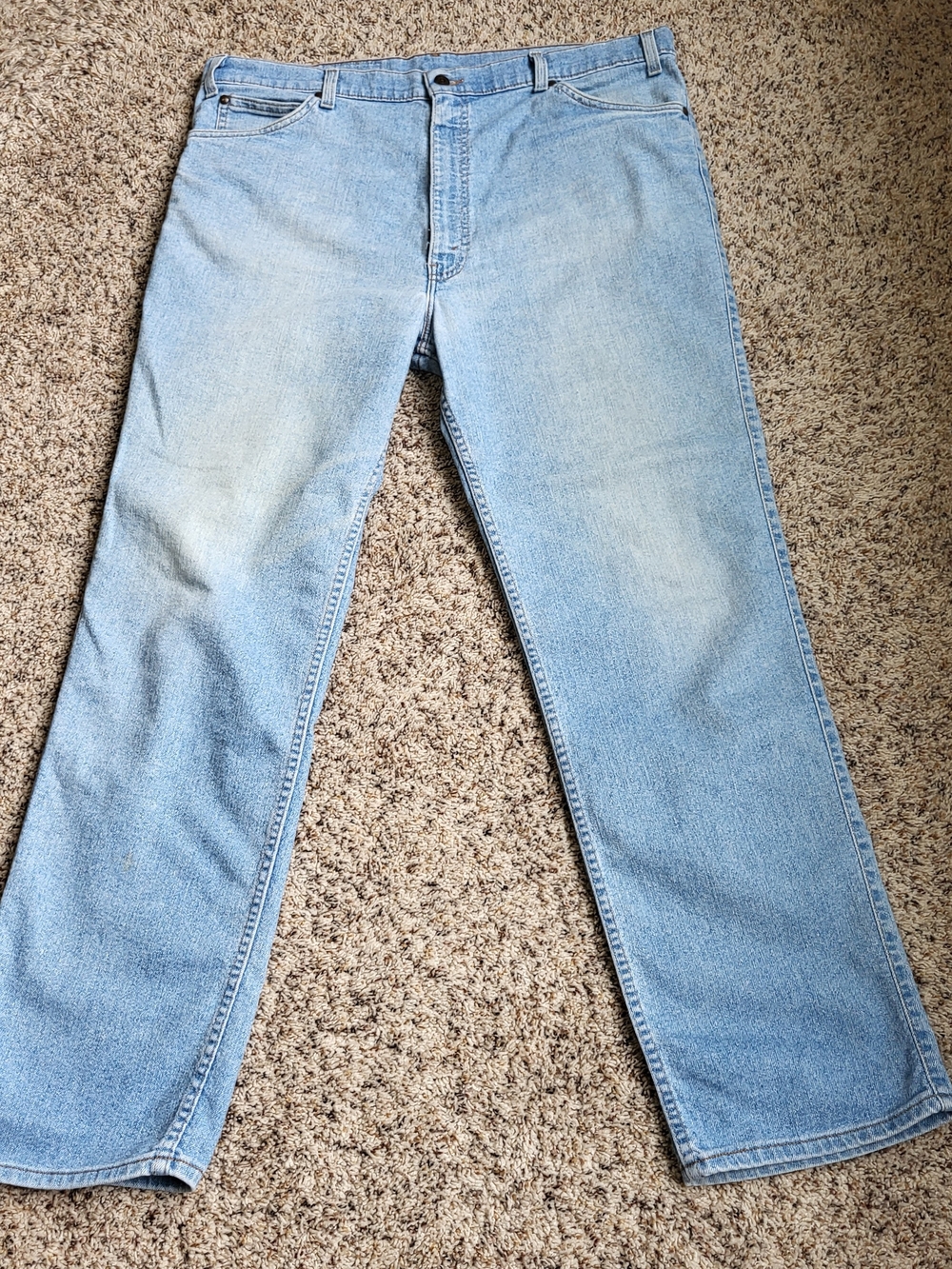 Vintage Levis Flex Jeans Mens 40x32 Light Levi's Light Blue Bootcut Men's Jeans